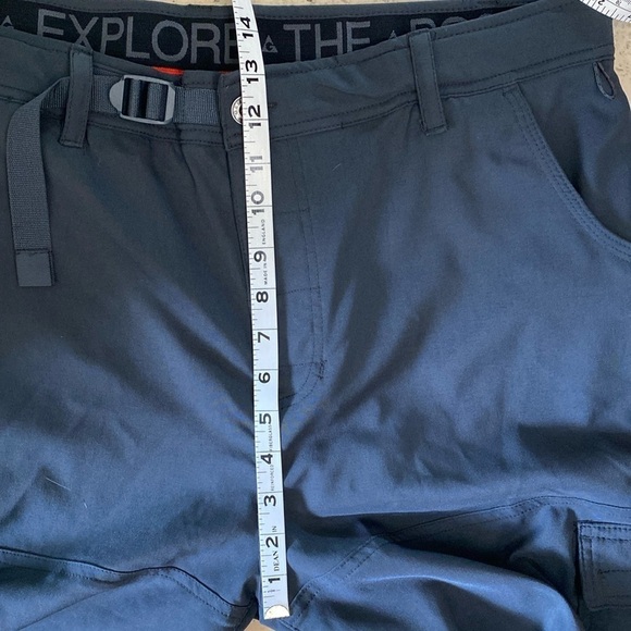 Gerry Men's 38 Cargo Shorts Comfort Stretch Belted Gray Outdoors Hiking - Picture 10 of 11